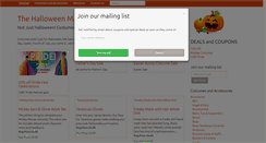 Desktop Screenshot of halloweenmachine.net